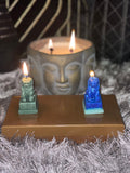 Buddha Chinese Lion Bees Wax Hand Molded Candle