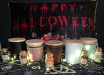 Halloween 6oz candles w/wooden lid