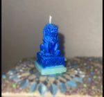 Buddha Chinese Lion Bees Wax Hand Molded Candle
