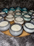 Hidden Cove Soy Wax Glass Pot Candle