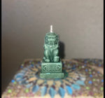 Buddha Chinese Lion Bees Wax Hand Molded Candle